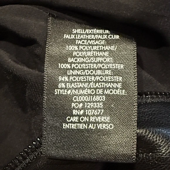 Alice + Olivia Kyrie Vegan Leather Blazer Romper | Black Faux Leather | Back Zip - Picture 8 of 10